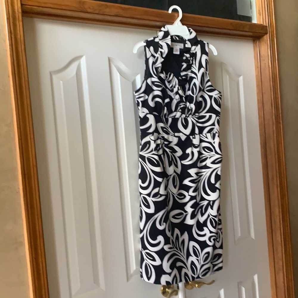 Black and white dress